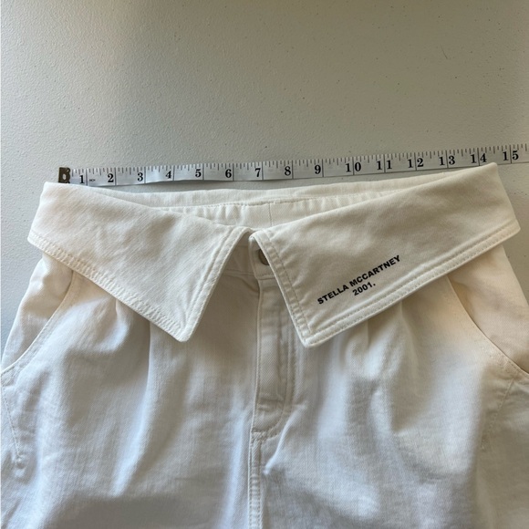 Stella McCartney white high waist short 28 Y2K - Picture 4 of 5